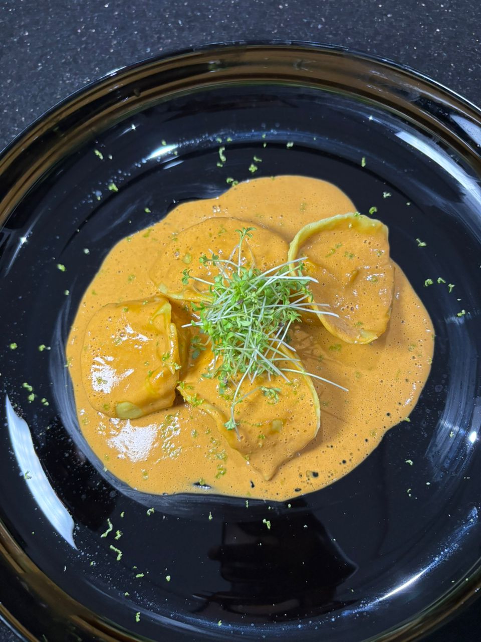 Risotto au safran et langouste